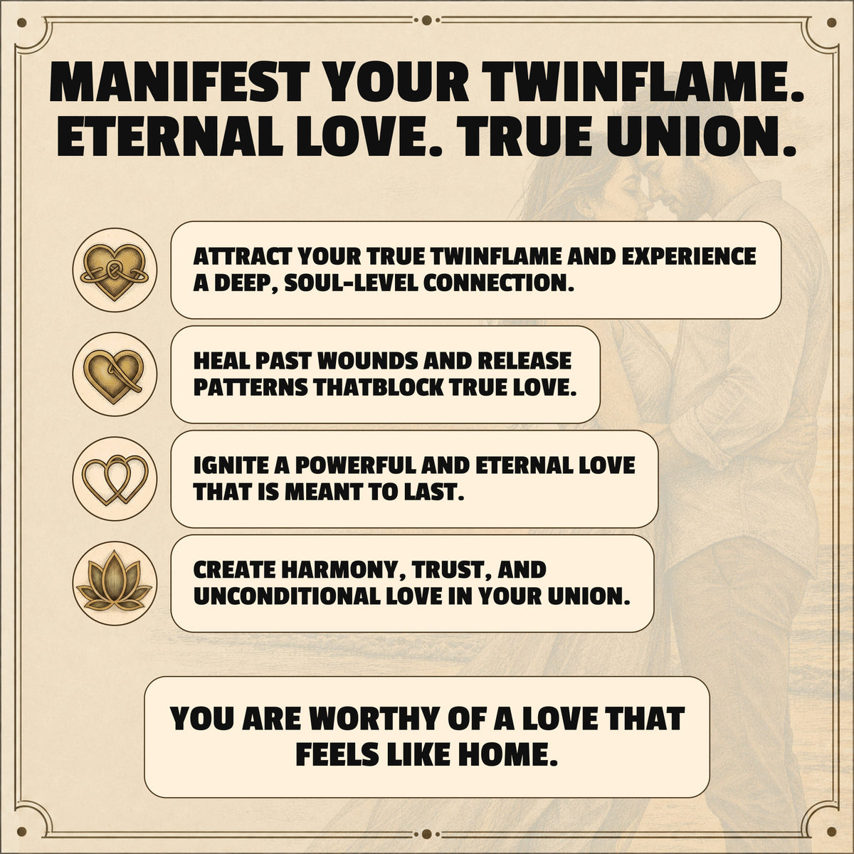 FIND YOUR TWINFLAME SPELL – Manifest Eternal Love, Soul Connection & True Union