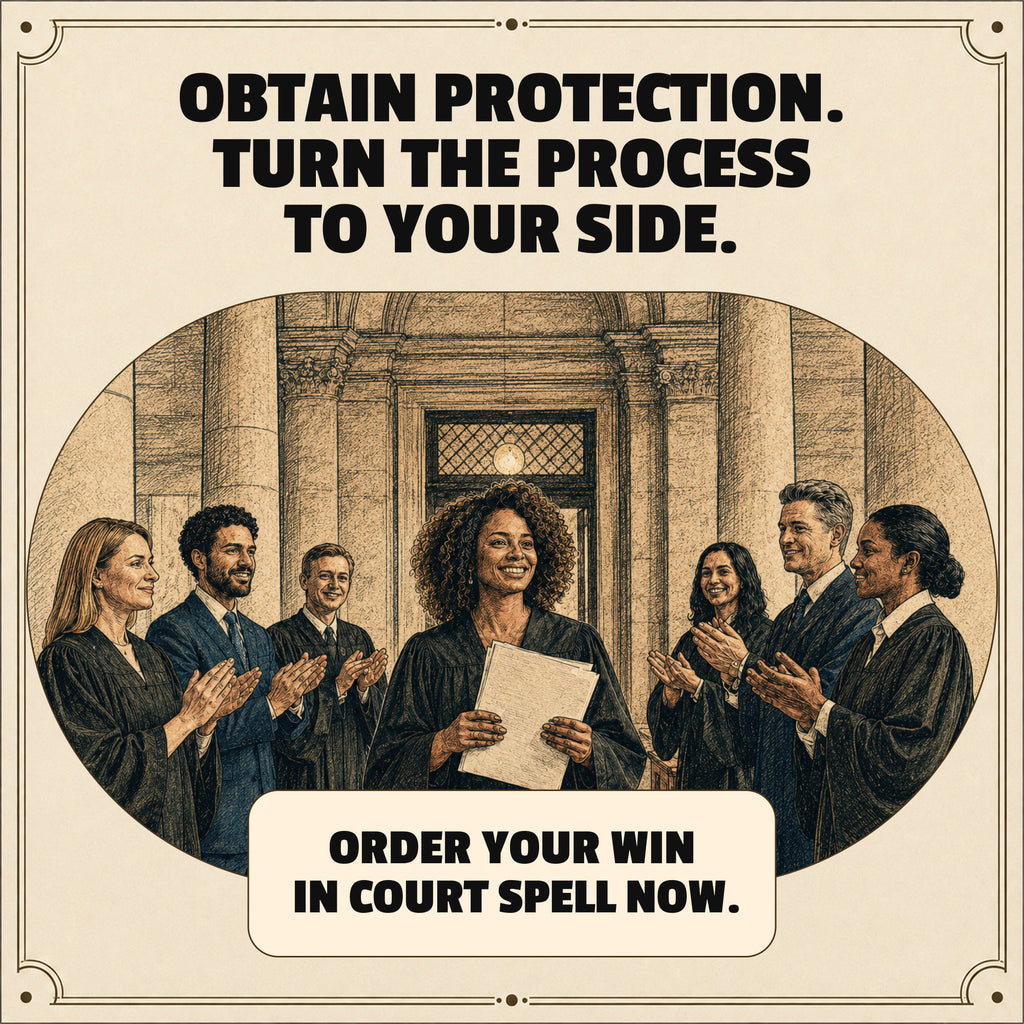 WIN IN COURT SPELL – Secure Justice, Legal Victory & Protect Yourself Spiritually