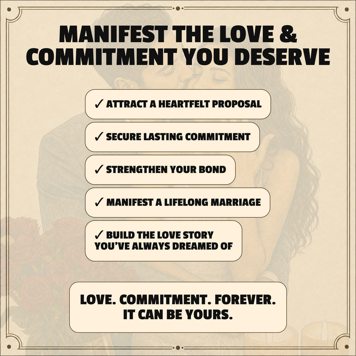 MARRY ME SPELL – Attract Proposal, Secure Commitment & Manifest Lifelong Marriage