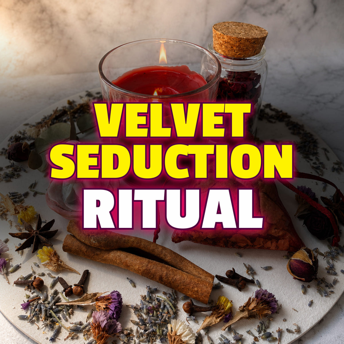 Velvet Seduction Spell – Wrap Yourself in an Aura of Irresistible Charm