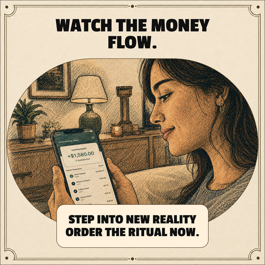 CASH FLOW SPELL – Open Financial Opportunities & Attract Continuous Money Energy