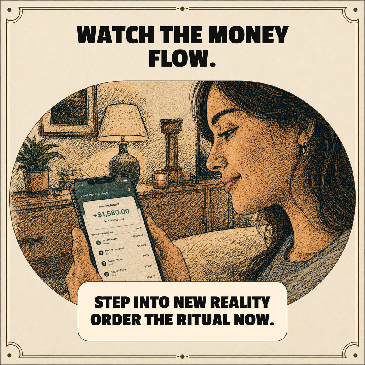 CASH FLOW SPELL – Open Financial Opportunities & Attract Continuous Money Energy