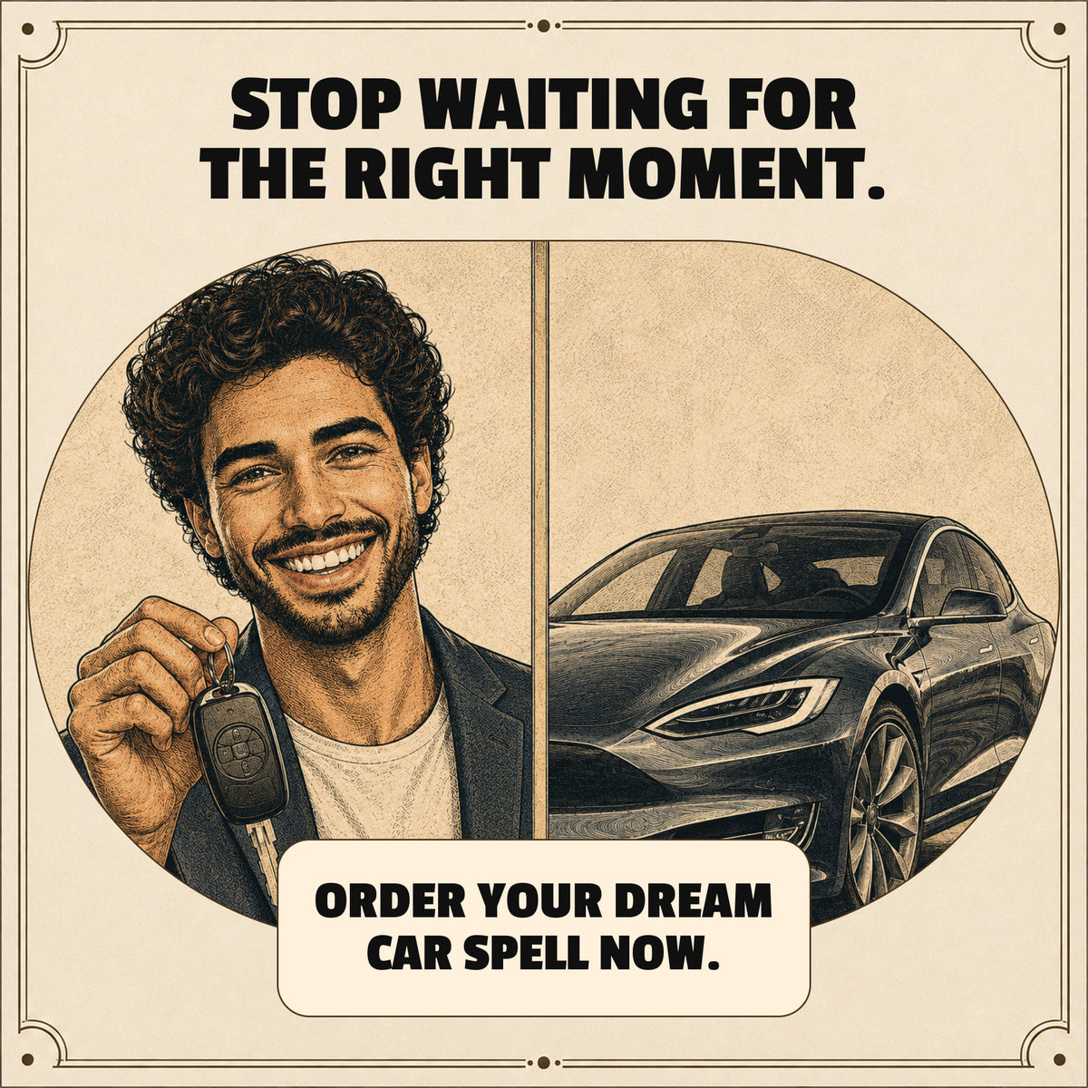 CAR SPELL – Attract a Dream Vehicle, Unlock Wealth Energy & Drive in Style