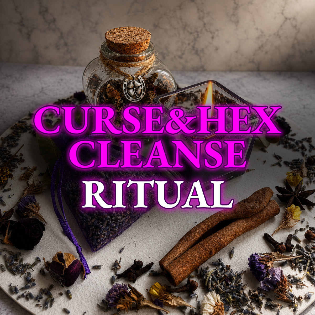CURSE & HEX CLEANSE – Remove Dark Energy, Break Negative Magic and Restore Spiritual Balance