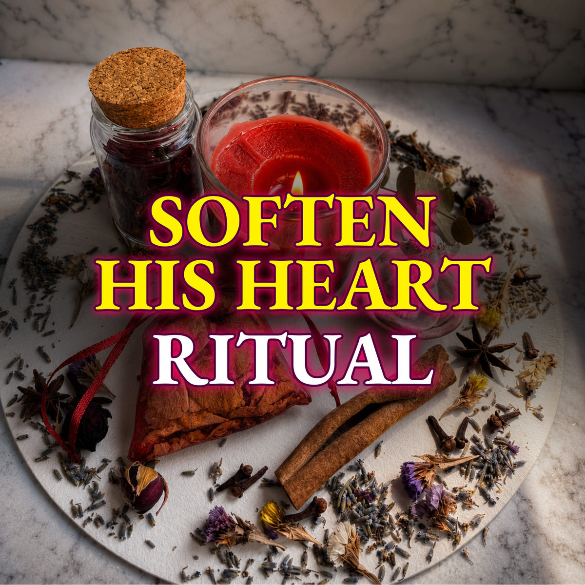 SOFTEN HIS HEART Spell – Melt Emotional Walls & Bring Back Warm Loving Feelings
